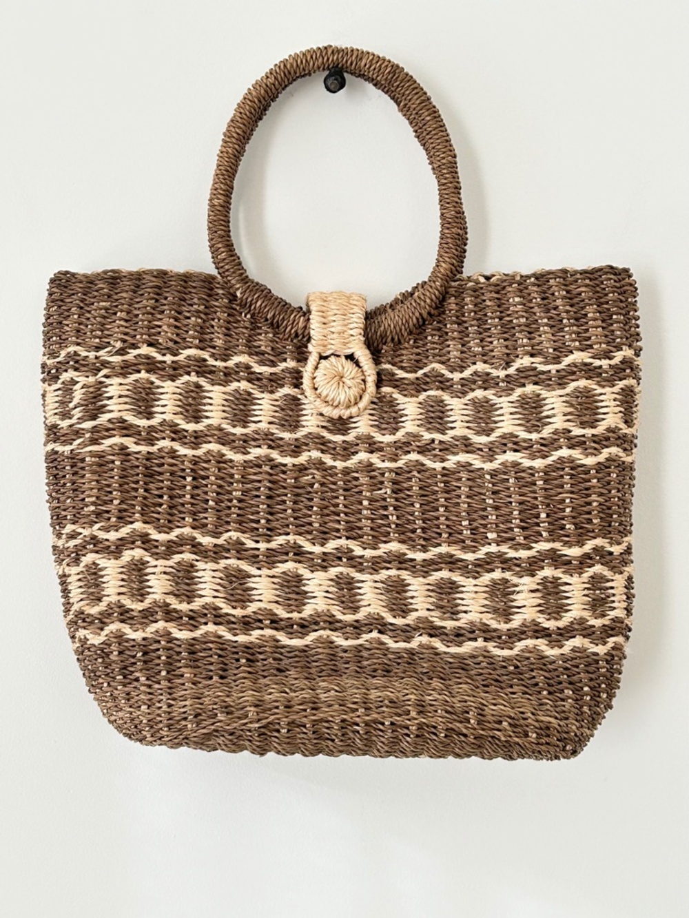 Handmade Woven Raffia Bag